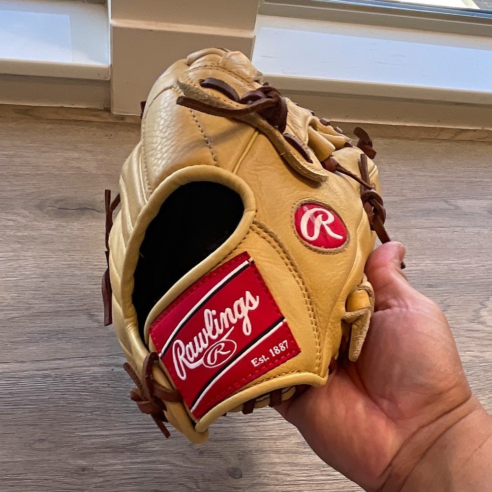 Rawlings Select Pro Lite SPL115KB 11.5" Left Hand Baseball Glove Tan All Leather